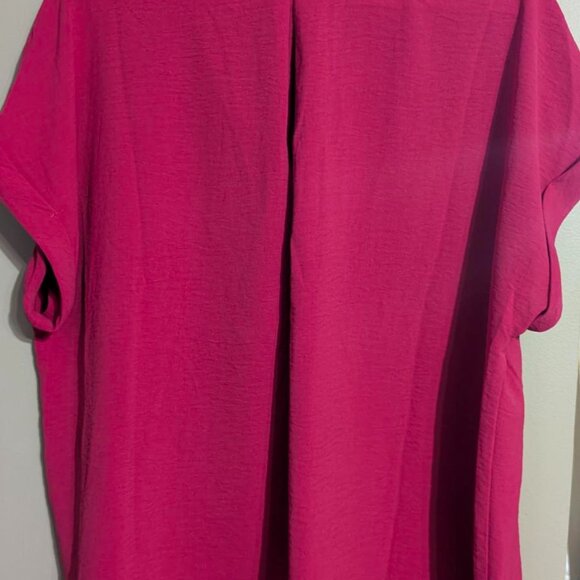 Ella rafaella XL Cherry red blouse - Picture 5 of 6